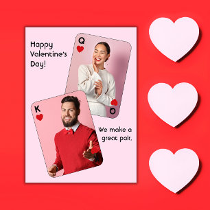 We Make A Great Pair Valentine's Day Photo Holiday Card