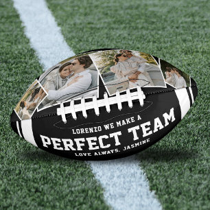“We Make a Perfect Team” 4 Photo Football