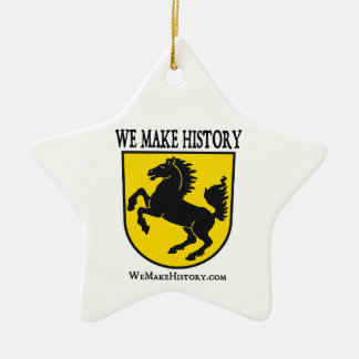 We Make History Ceramic Ornament