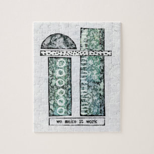 We Make It Work Jigsaw Puzzle - Modern Abstract