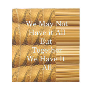 We may not have it all Giraffe Safari  Hakuna Mata Notepad