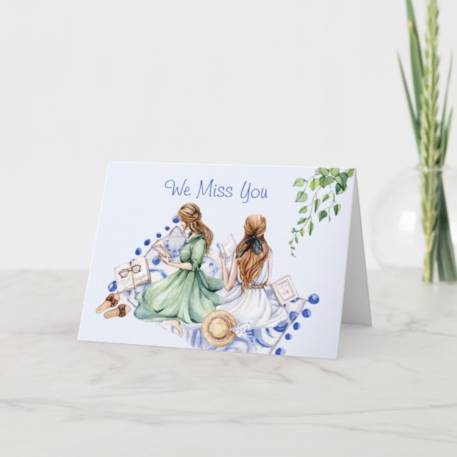 We Miss You Get Well Soon from a Group of Friends Card (Front)