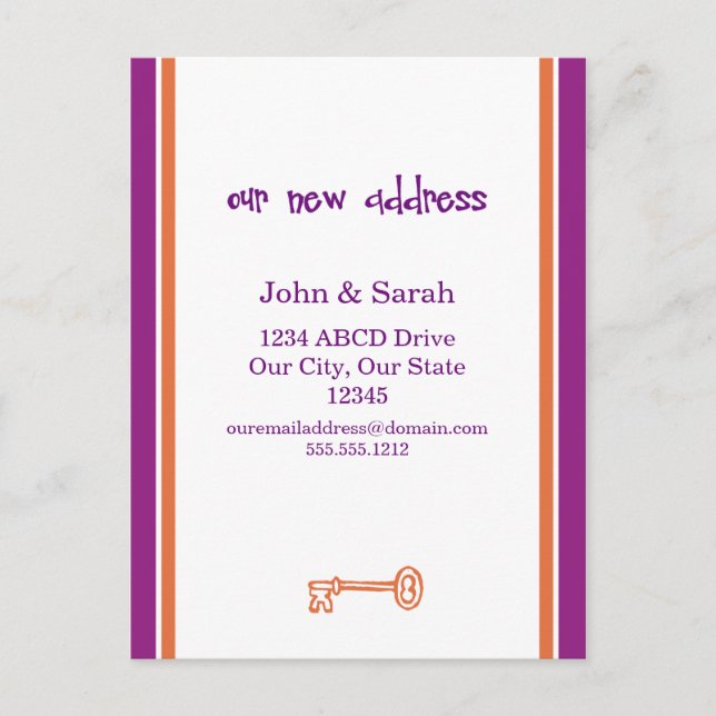 We Moved! Announcement Postcard (Front)