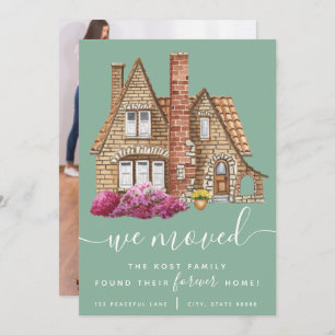 We Moved Found Our Forever Home Announcement Cards