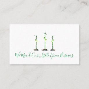 We Moved New Business Address Lucky Bamboo Card