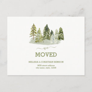 We Moved New Home Address Announcement Postcard