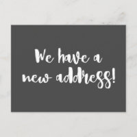 We Moved New Home | Brush Lettering in Black