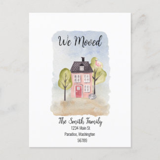 "We Moved" Postcard