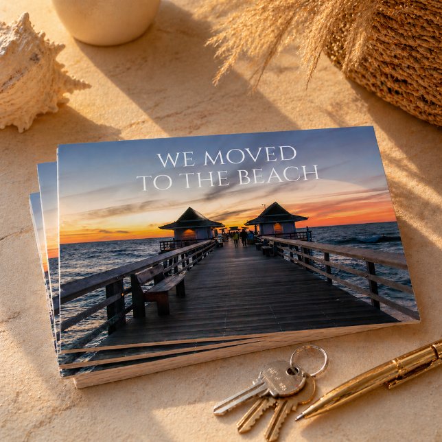 We Moved To The Beach Naples Pier Florida Postcard (Creator Uploaded)