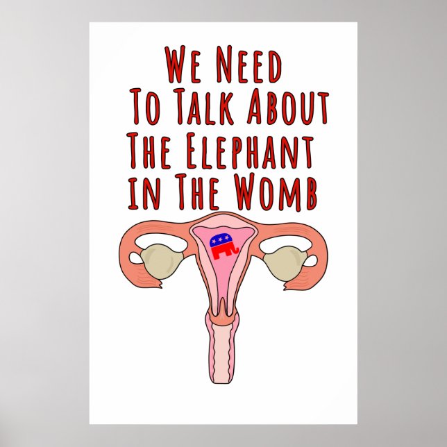 We Need to Talk About The Elephant In The Womb Poster (Front)