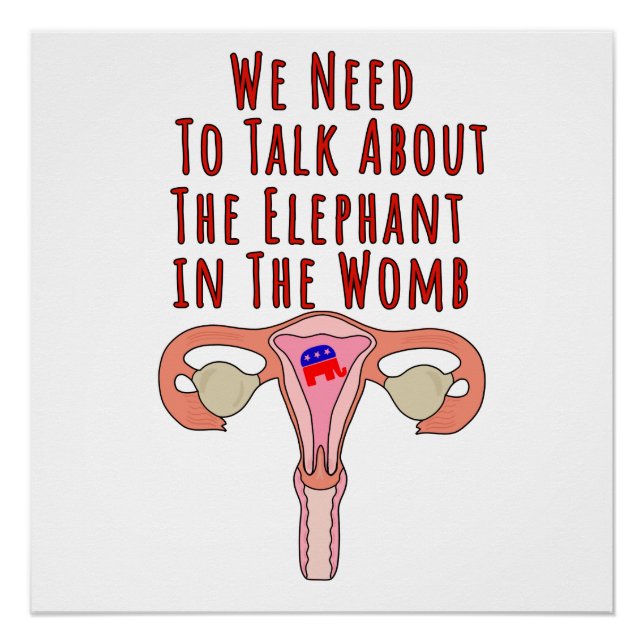 We Need to Talk About The Elephant In The Womb Poster (Front)