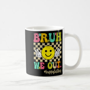 We Out Girl Boy Groovy Happy Last Day Of School  Coffee Mug