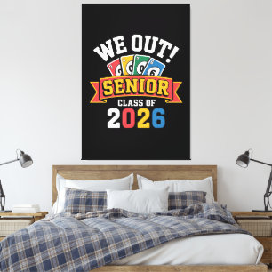 We Out Senior Class Of 2026 Canvas Print