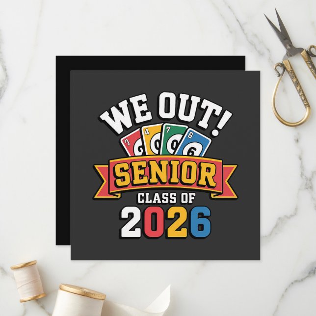 We Out Senior Class Of 2026 Program (Front/Back In Situ)