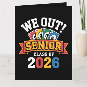 We Out Senior Class Of 2026 Thank You Card