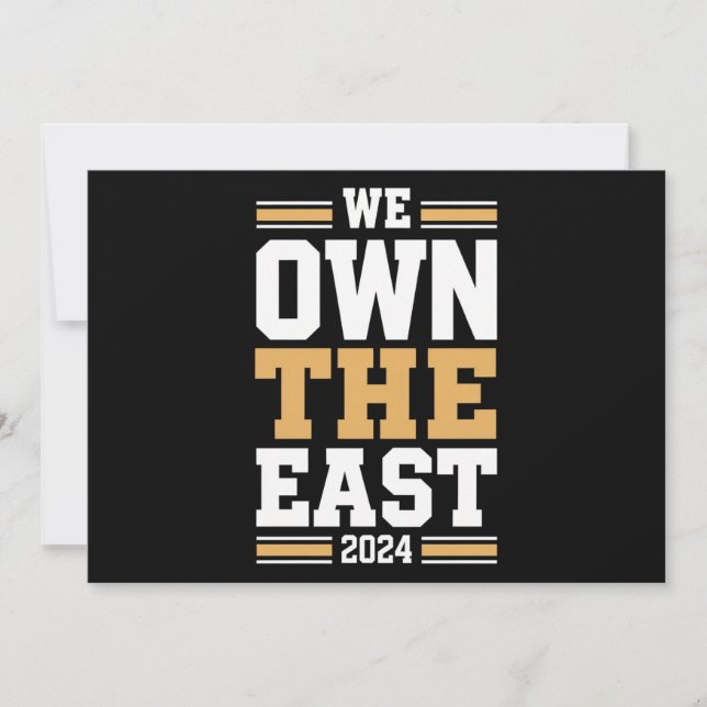 We Own The East 2024 Invitation (Front)