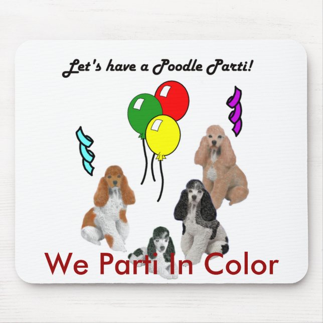 We Parti In Colour Mousepad (Front)