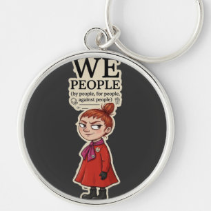 WE PEOPLE - Funny Introvert Anti-Social Sarcastic  Keychain
