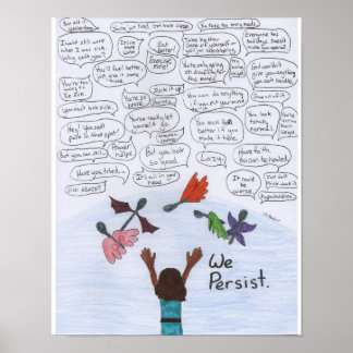 We Persist, 11x14 Poster