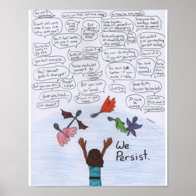 We Persist, 11x14 Poster (Front)