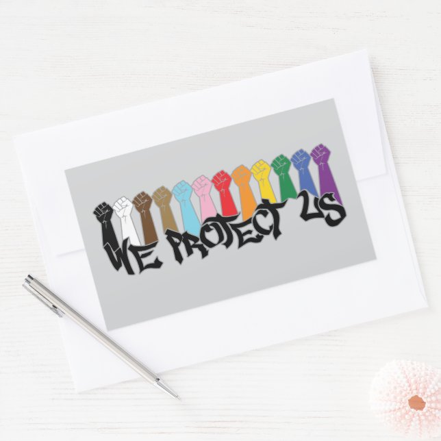 We Protect Us Sticker (Envelope)