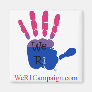 We R1 Bisexual Hand Magnet