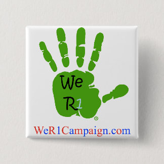 We R1 Green Hand Button