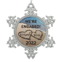 We’re Engaged Snowflake Ornament