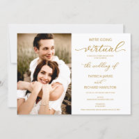 We’re Going Virtual Social Wedding Photo