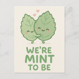 We’re Mint to Be Holiday Postcard