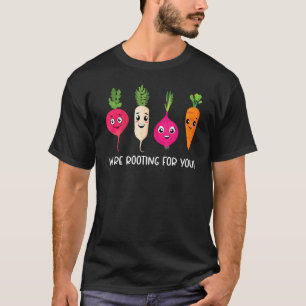 We’re Rooting For You Vegetable Pun Jokes Couple T-Shirt