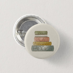We Read Banned Books Sticker 1 Inch Round Button