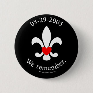 We remember 2 inch round button