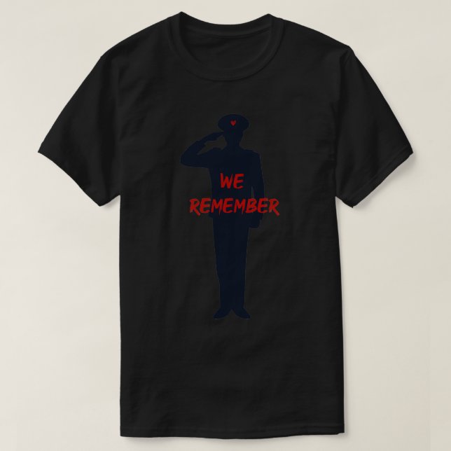 WE REMEMBER MemorialDay Triblend T-Shirt (Design Front)