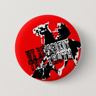we represent the truth 2 inch round button
