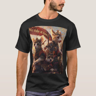 We Ride at Dawn-Warrior Cats Digital Art T-Shirt