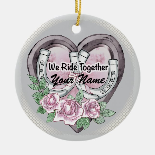 we ride together ornaments (Front)