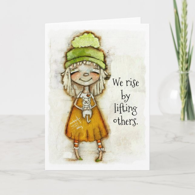 We Rise - Encouragement card (blank inside) (Front)