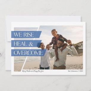 We Rise Modern Holiday Photo Card