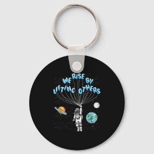 We Rise Motivational Quote - Clic Fit, Short Sleev Keychain