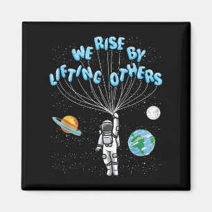 We Rise Motivational Quote - Clic Fit, Short Sleev Magnet