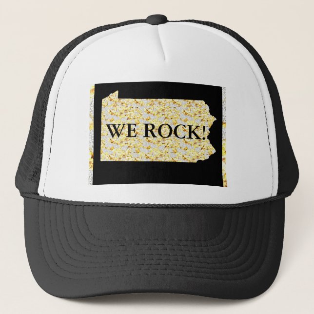 WE ROCK! TRUCKER HAT (Front)