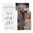 We Said Yes Photo Wedding Reception QR Code