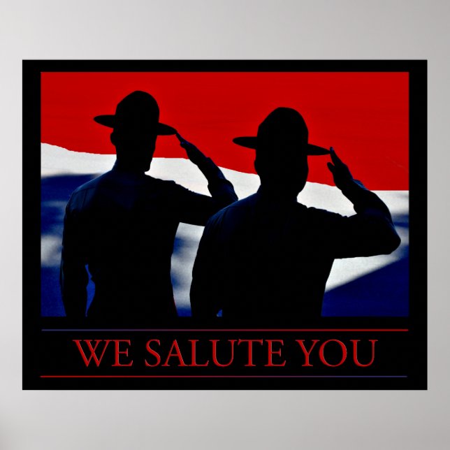 We Salute You Poster (Front)