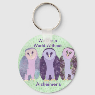 We See a World Without Alzheimers Keychain
