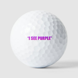We See Purple Golf Balls