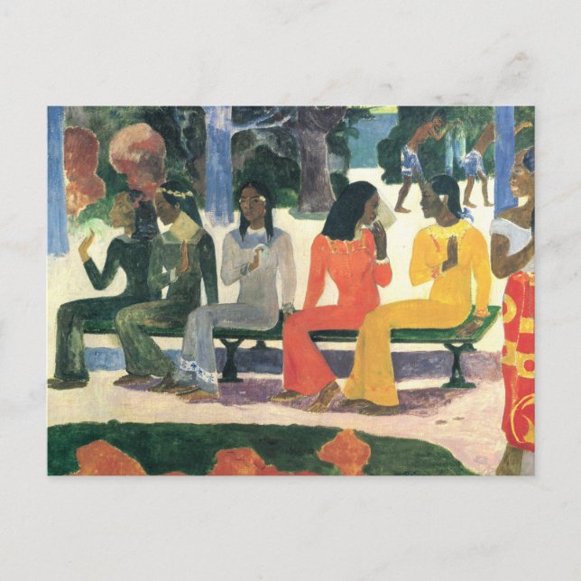 We Shall Not Go to the Market Today - Paul Gauguin Postcard (Front)