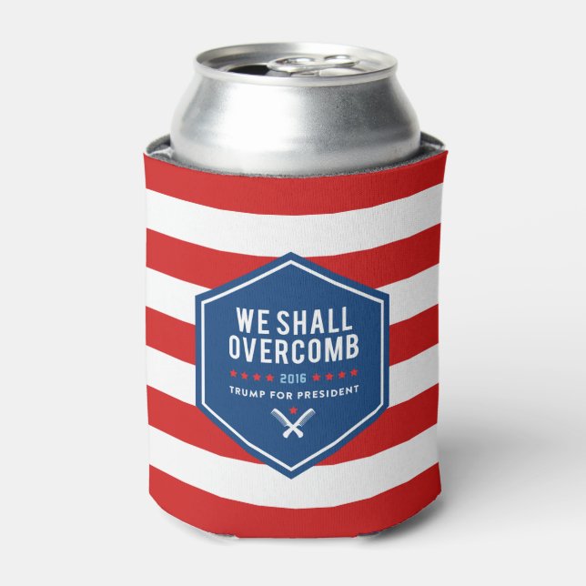 We Shall Overcomb Can Cooler (Can Front)