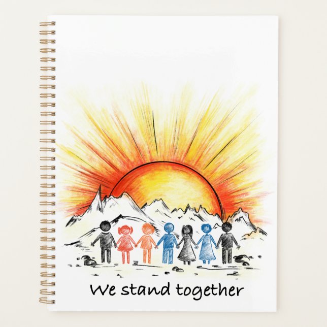 We stand together planner (Front)