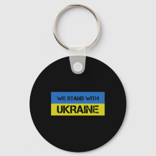 We Stand With Ukraine 1 Keychain